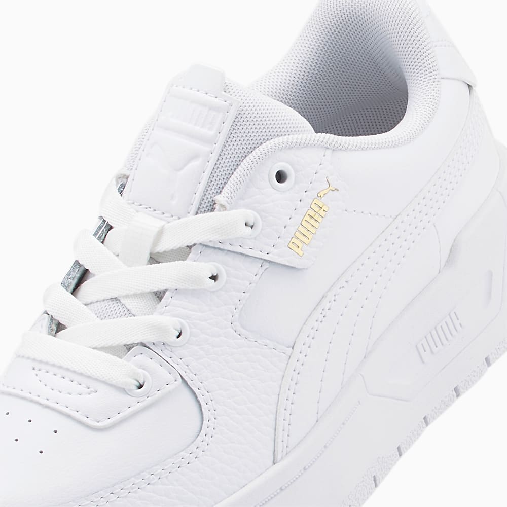 Puma Cali Dream Leather Big Kids Sneakers - White