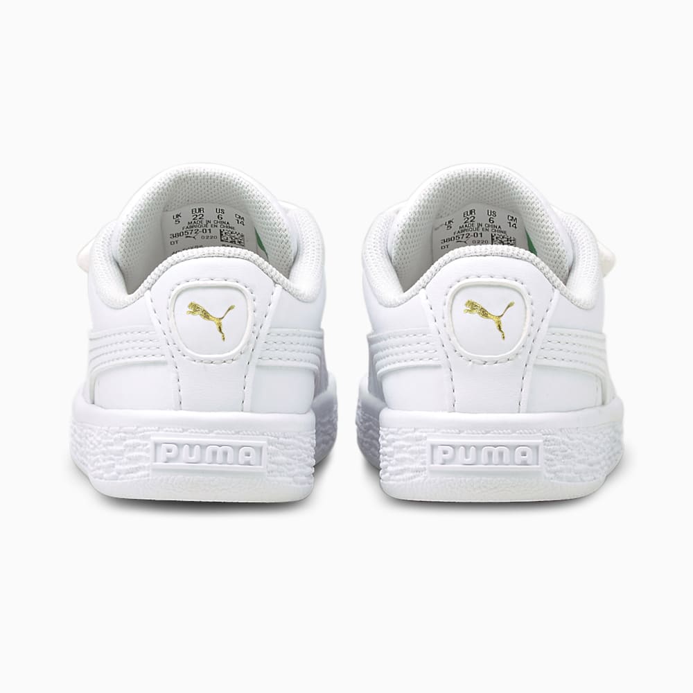 Puma Basket Classic XXI Toddler Shoes - White-White