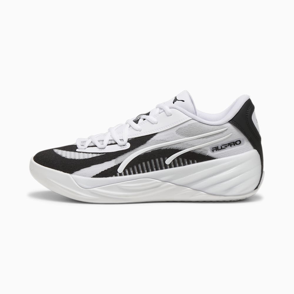 Puma All-Pro NITRO™ Team Basketball Shoes - White-Black