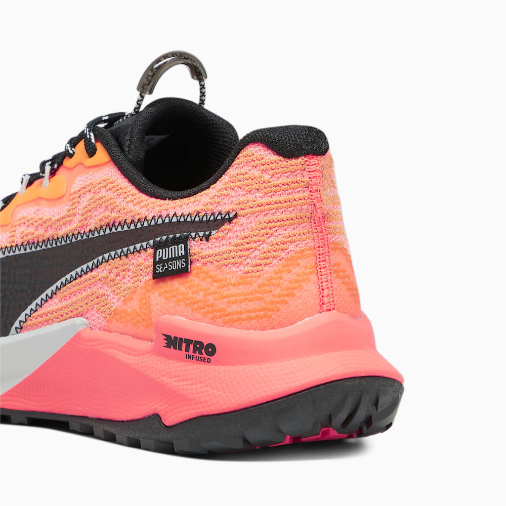 Puma SEASONS Fast-Trac NITRO™ 2 Running Shoes - Neon Sun-Clementine-Black
