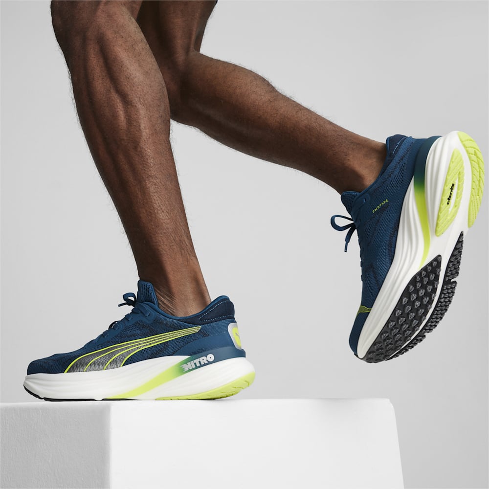Puma Magnify NITRO™ 2 Running Shoes - Ocean Tropic-Black-Lime Pow
