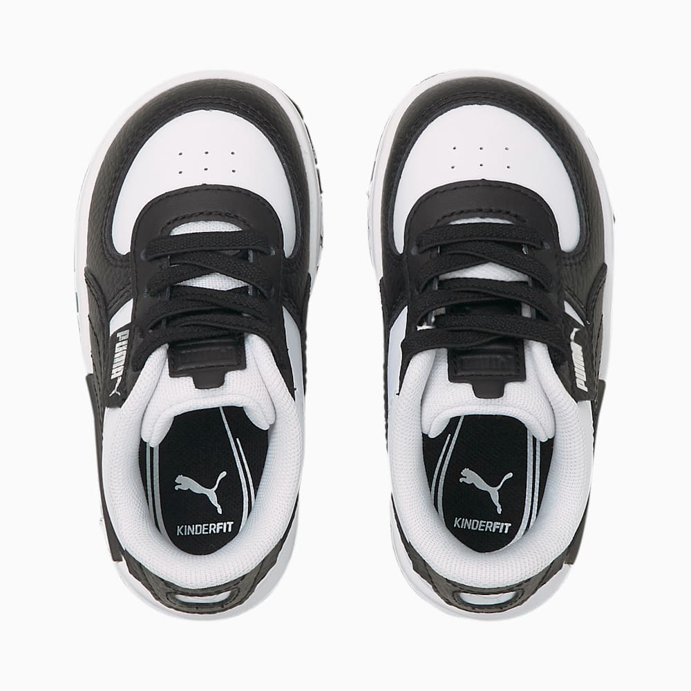 Puma Cali Dream Leather Toddlers' Shoes - White-Black