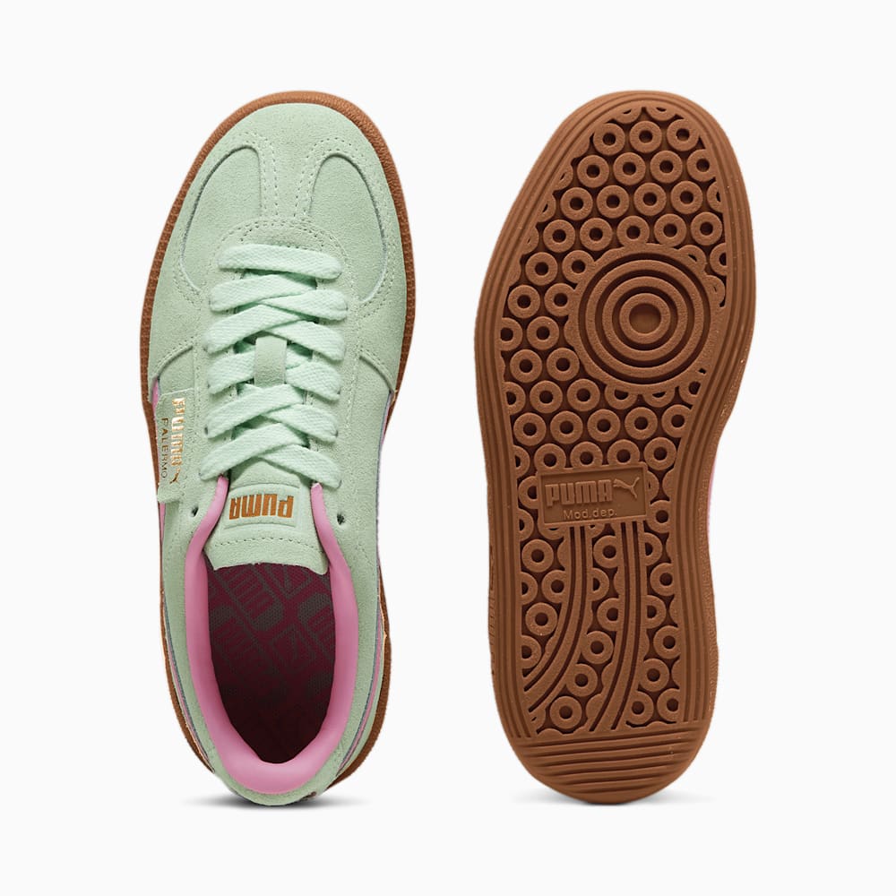 Puma Palermo Big Kids Sneakers - Fresh Mint-Fast Pink