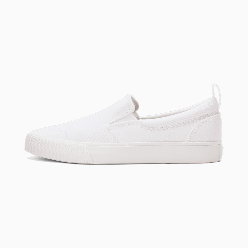 Puma Bari Slip-On Comfort Shoes - White-Silver