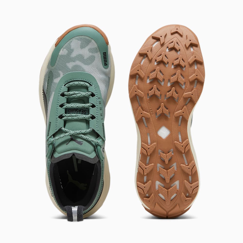 Puma SEASONS Voyage NITRO™ 3 Running Shoes - Eucalyptus-Alpine Snow-Black