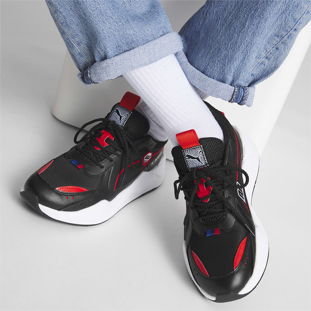 Puma BMW M Motorsport RS-X Garage Crews Sneakers - Black-Pop Red