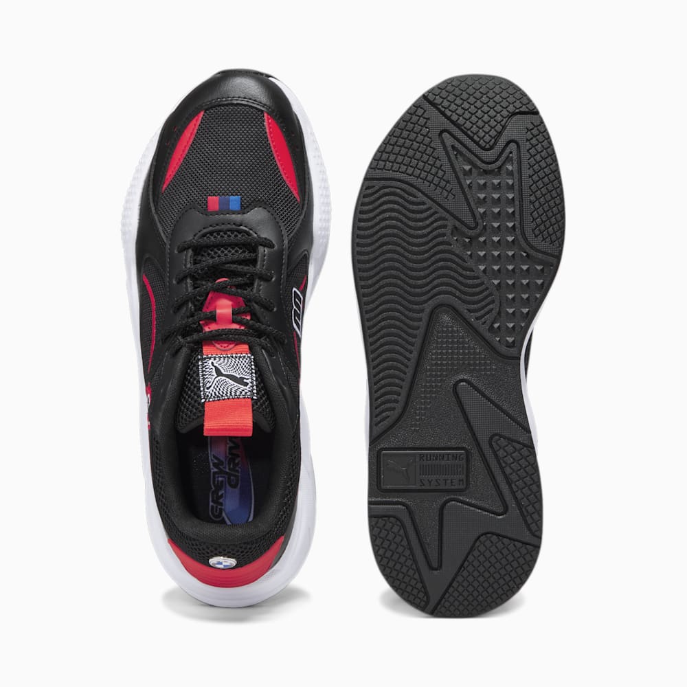 Puma BMW M Motorsport RS-X Garage Crews Sneakers - Black-Pop Red