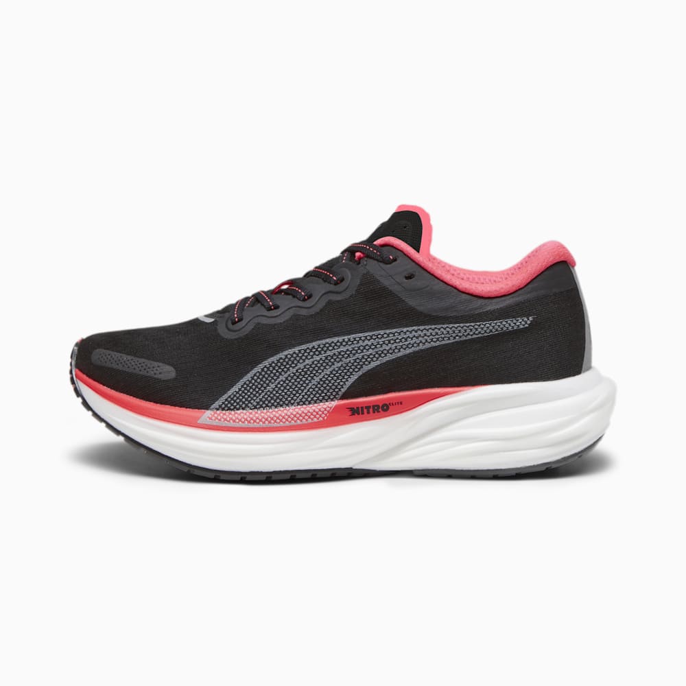 Puma Deviate NITRO™ 2 Running Shoes - Black-Fire Orchid