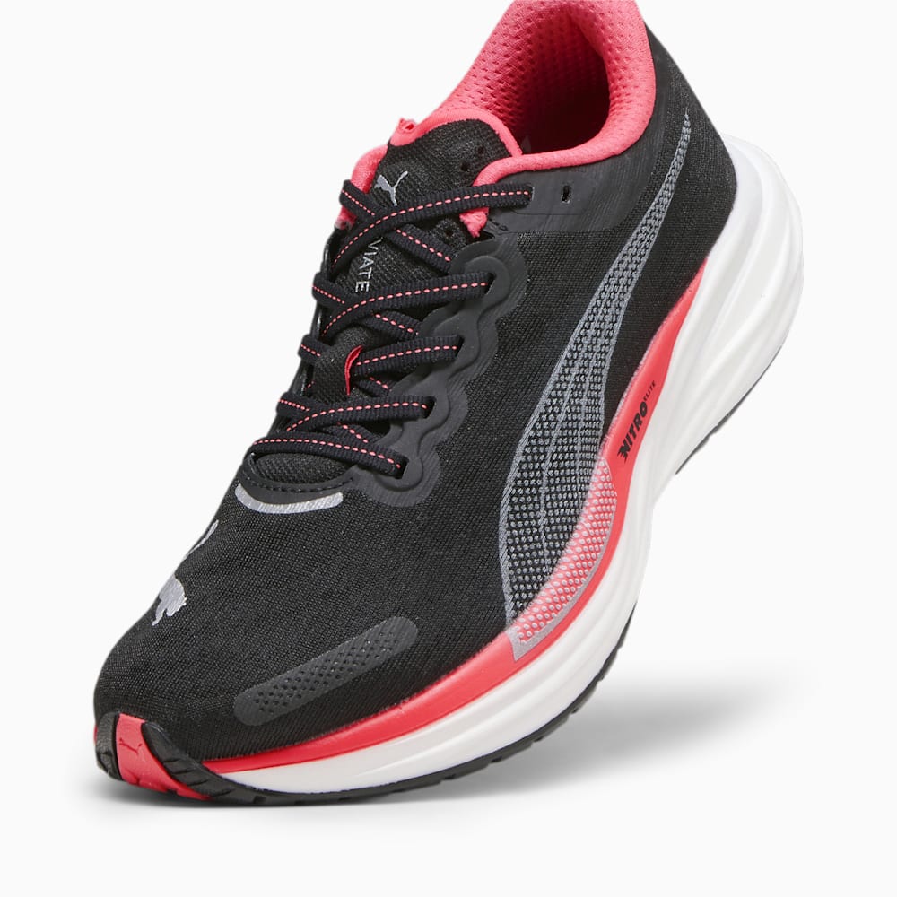 Puma Deviate NITRO™ 2 Running Shoes - Black-Fire Orchid