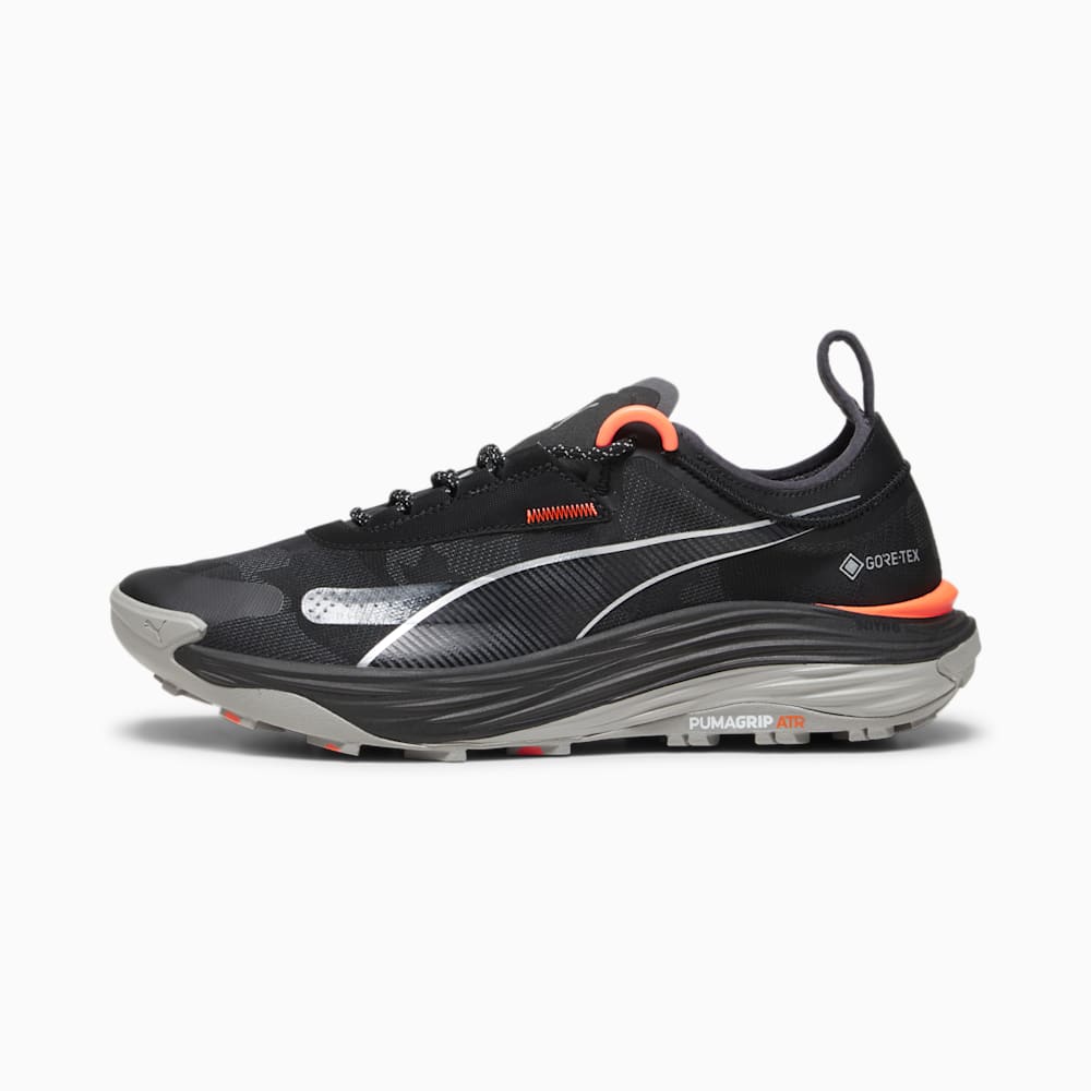 Puma Voyage NITRO™ 3 Gore-Tex® Trail Running Shoes - Black-Neon Sun