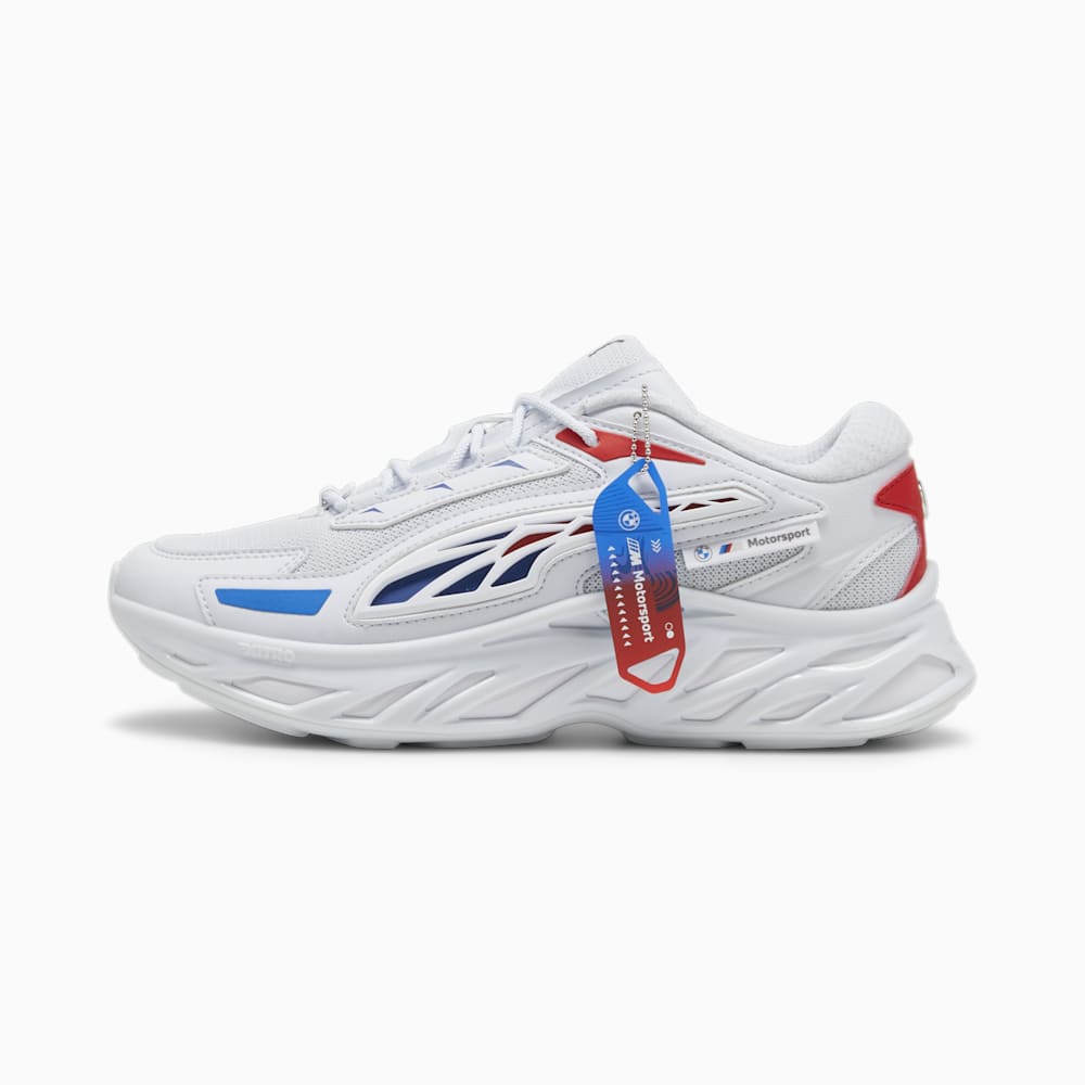 Puma BMW M Motorsport Exotek NITRO™ Sneakers - Silver Mist-Pop Red-Cool Cobalt
