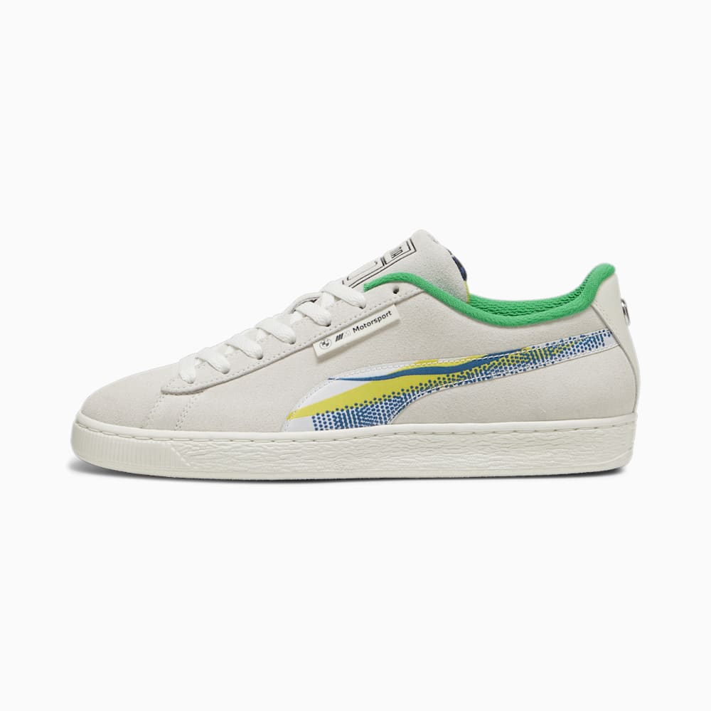 Puma BMW M Motorsport Suede Lichtenstein Sneakers - Warm White-Green