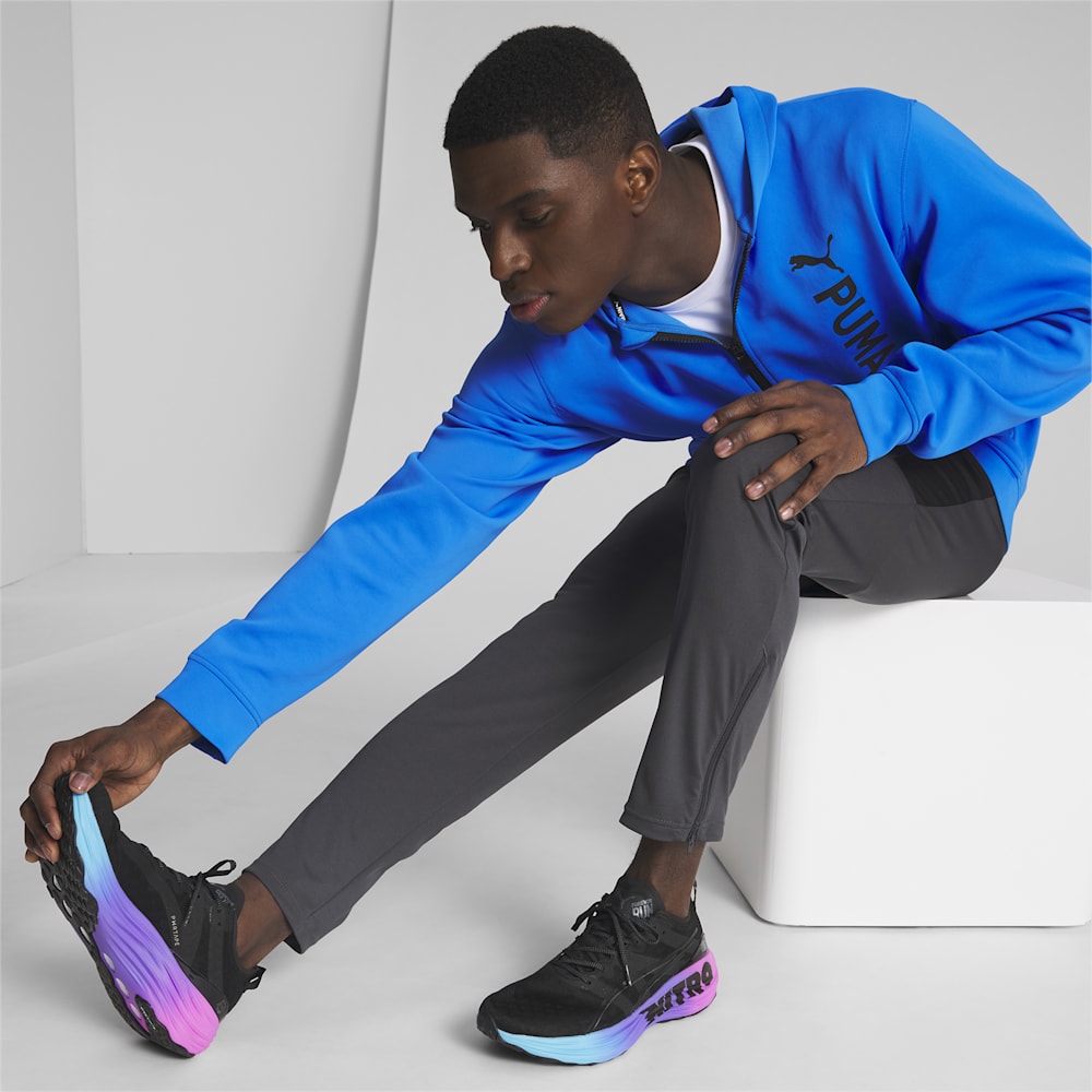 Puma ForeverRun NITRO™ SUNSET Running Shoes - Black-Luminous Blue-Electric Orchid