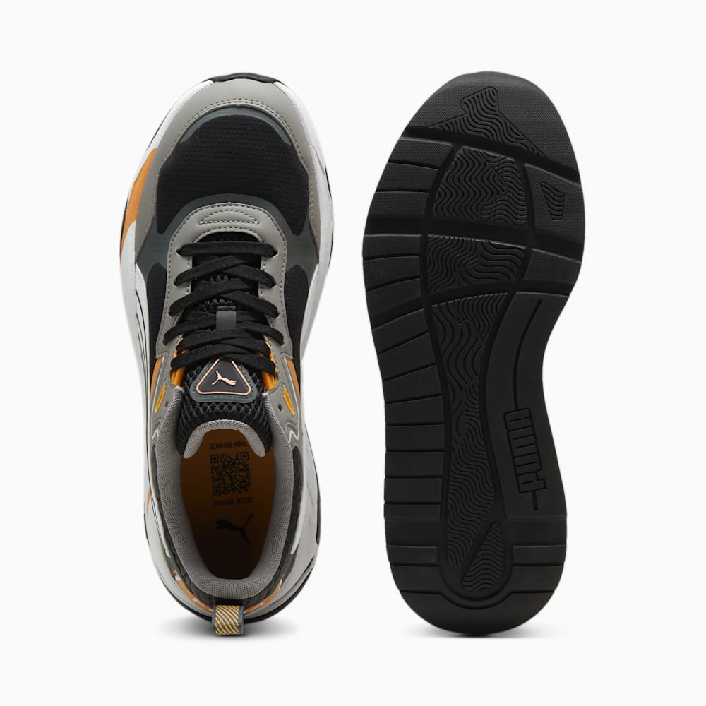Puma Trinity Desert Road Sneakers - Black-White-Stormy Slate-Clementine