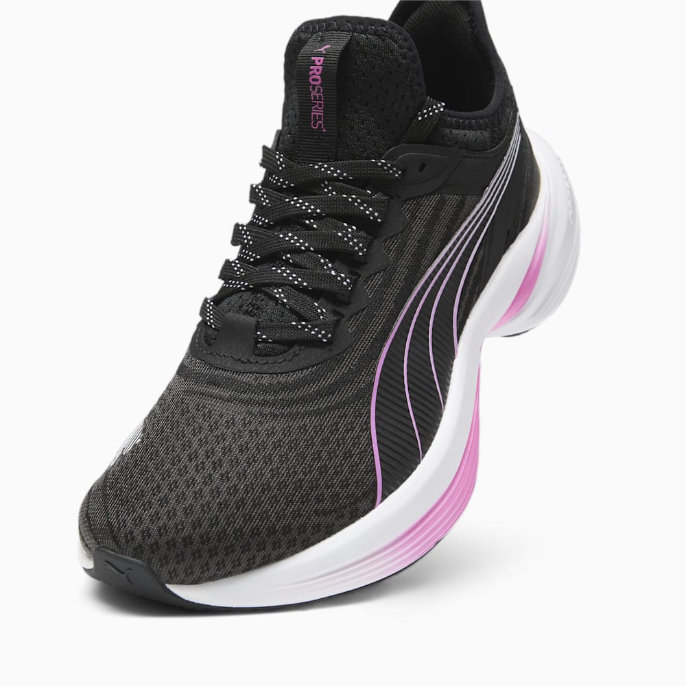 Puma Conduct Pro Running Shoe - Black-Poison Pink-Silver
