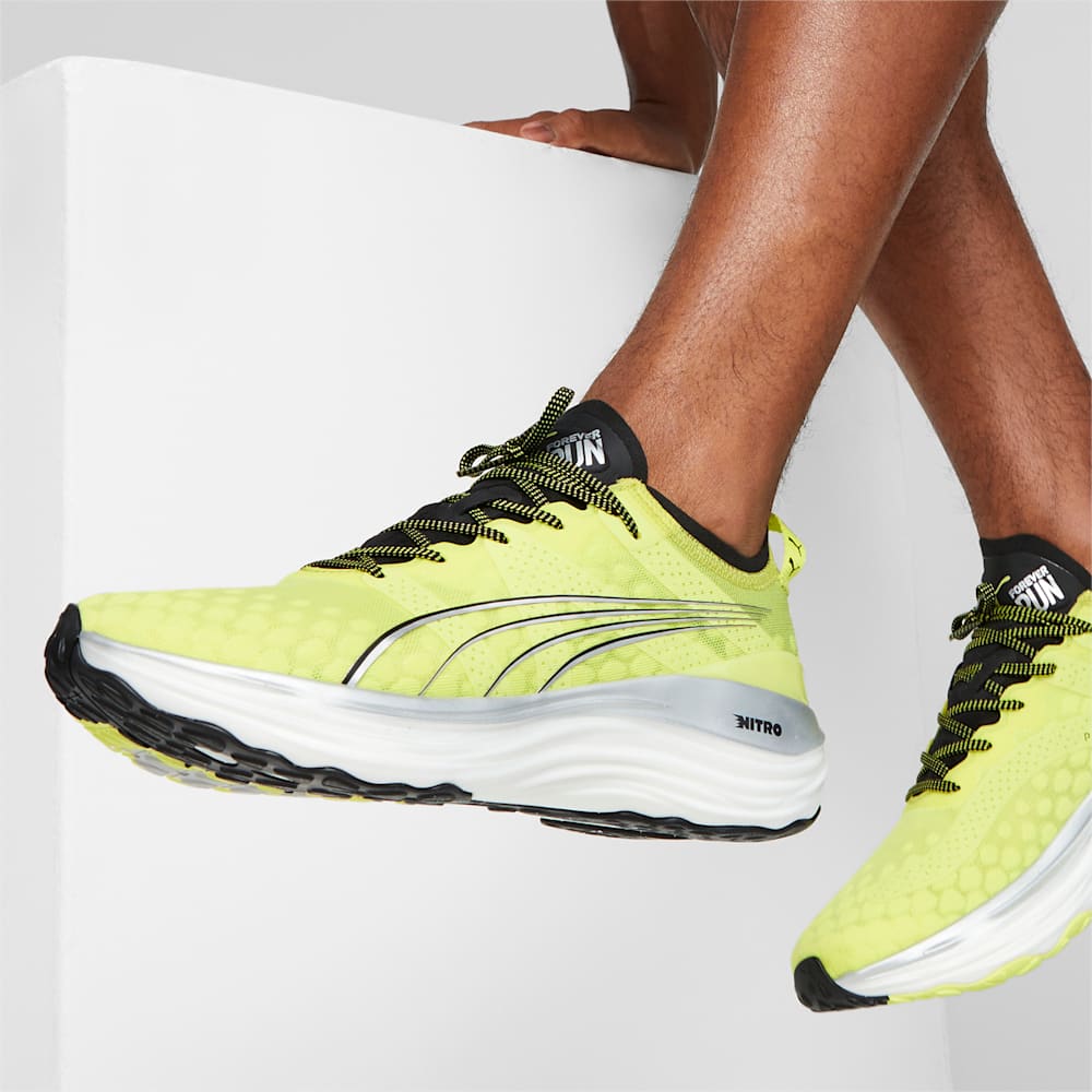 Puma ForeverRUN NITRO™ Running Shoes - Yellow Burst-Black-Silver
