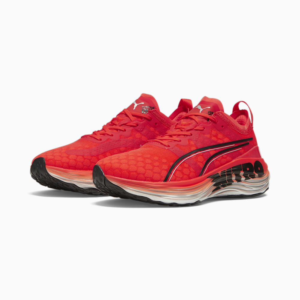 Puma ForeverRun NITRO™ Running Shoes - Cherry Tomato-Black