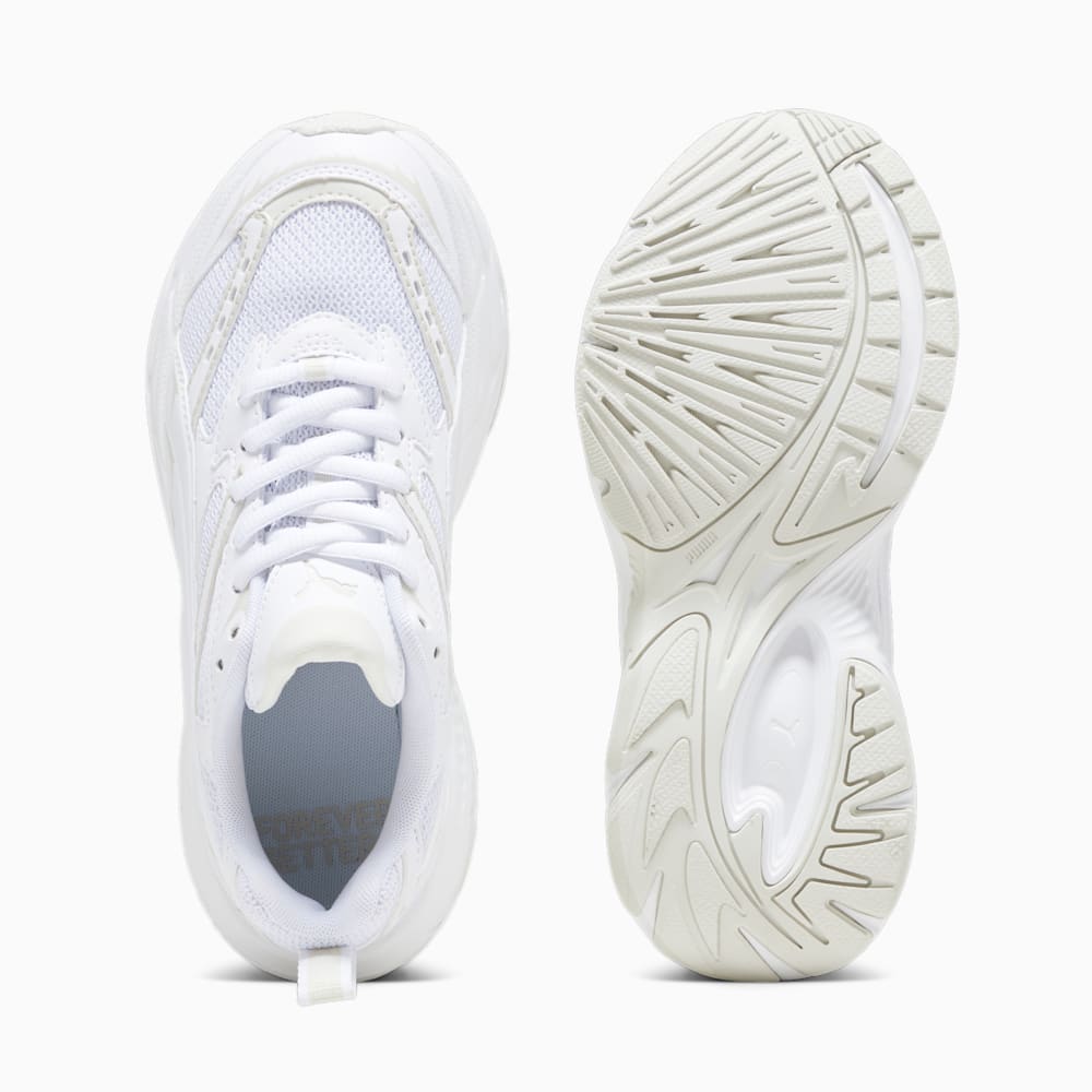 Puma Morphic Base Big Kids Sneakers - White-Sedate Gray