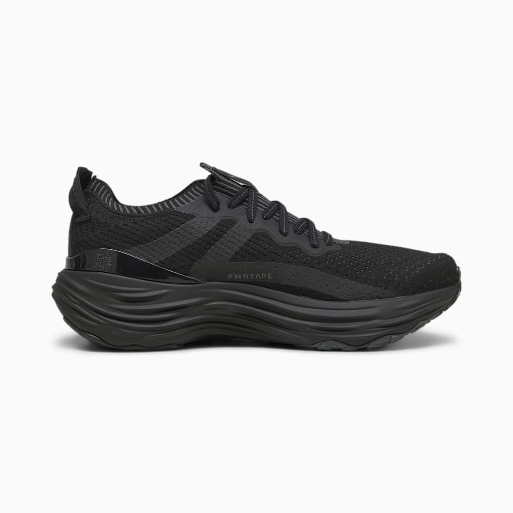 Puma ForeverRun NITRO™ Knit Running Shoes - Black-Shadow Gray