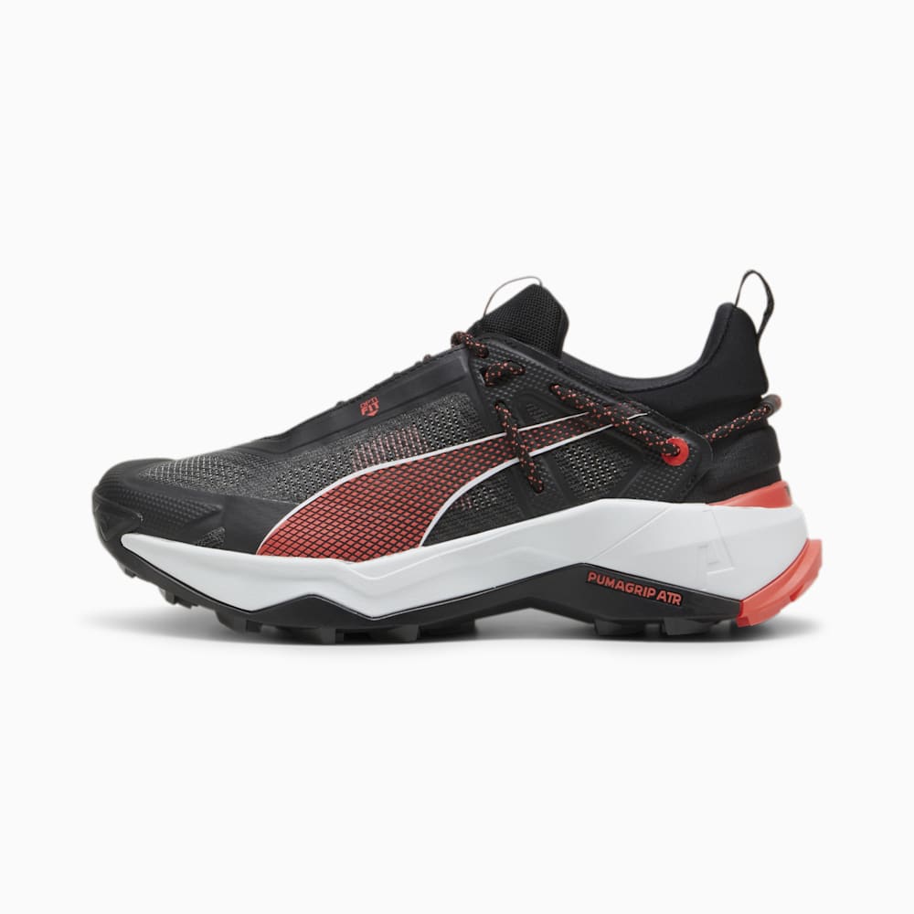Puma SEASONS Explore NITRO™ Hiking Shoes - Black-Active Red-Silver Mist