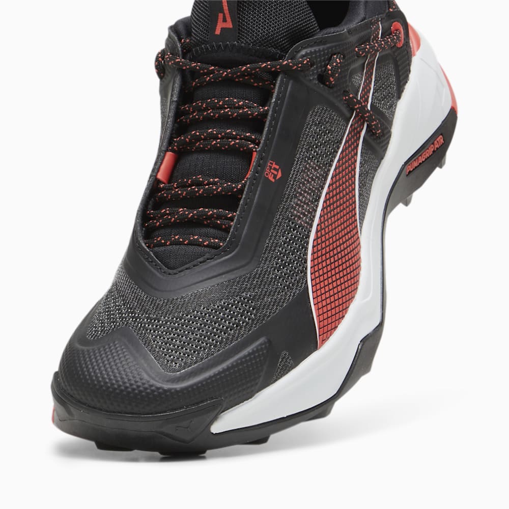 Puma SEASONS Explore NITRO™ Hiking Shoes - Black-Active Red-Silver Mist