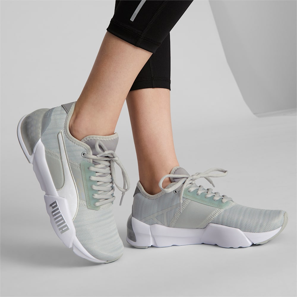 Puma Cell Phase Femme Running Shoes - Ash Gray-White-Silver