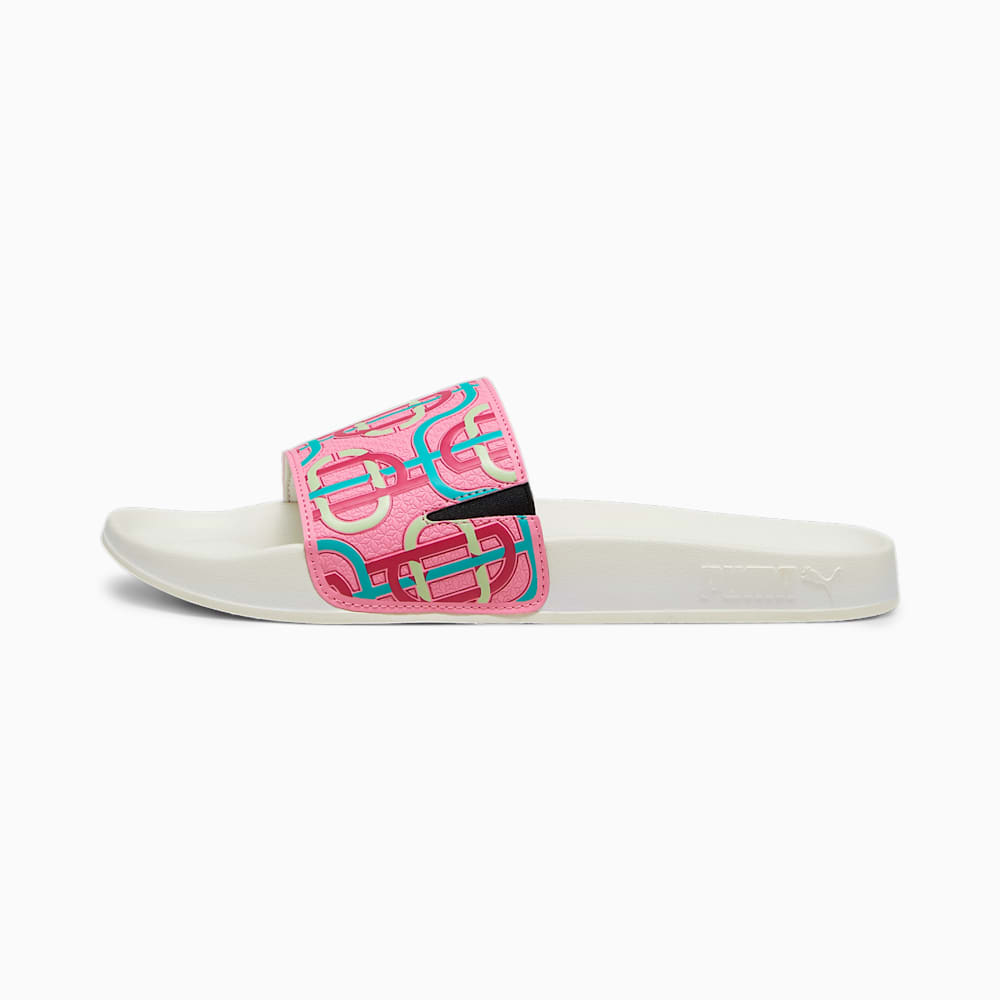 Puma x PALM TREE CREW Leadcat 2.0 Slides - Strawberry Burst-Pinktastic-Spectra Green-Warm White Puma x PALM TREE CREW Leadcat 2.0 Slides - Strawberry Burst-Pinktastic-Spectra Green-Warm White