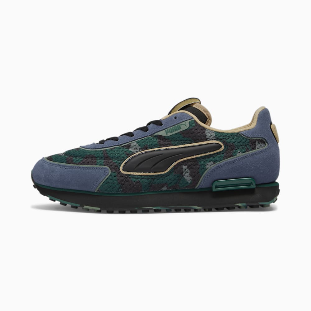 Puma Future Rider Concrete Camo Sneakers - Inky Blue-Black-Sand Dune