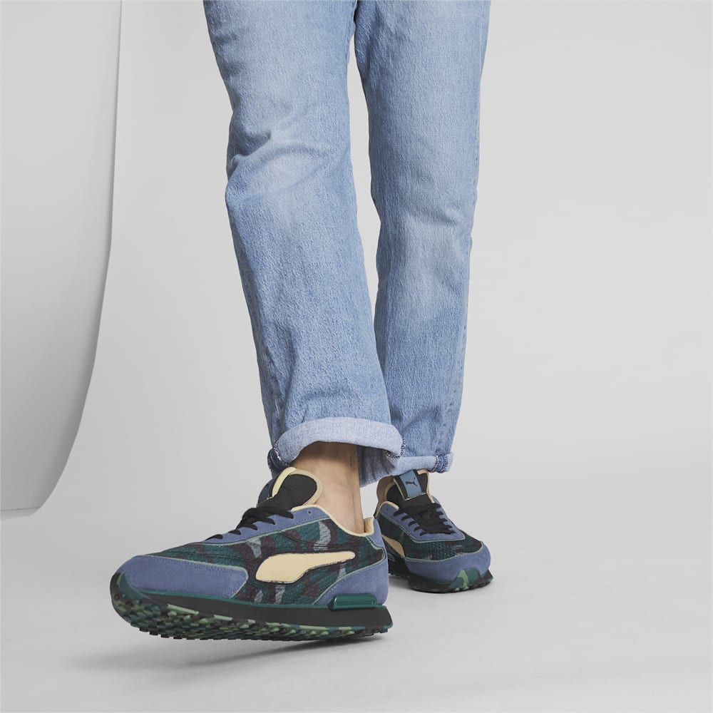 Puma Future Rider Concrete Camo Sneakers - Inky Blue-Black-Sand Dune