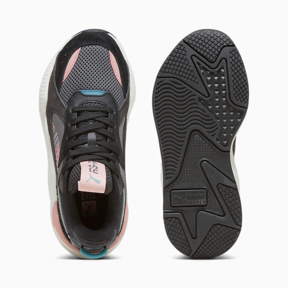 Puma RS-X Sweater Weather Big Kids Sneakers - Cool Dark Gray-Warm White