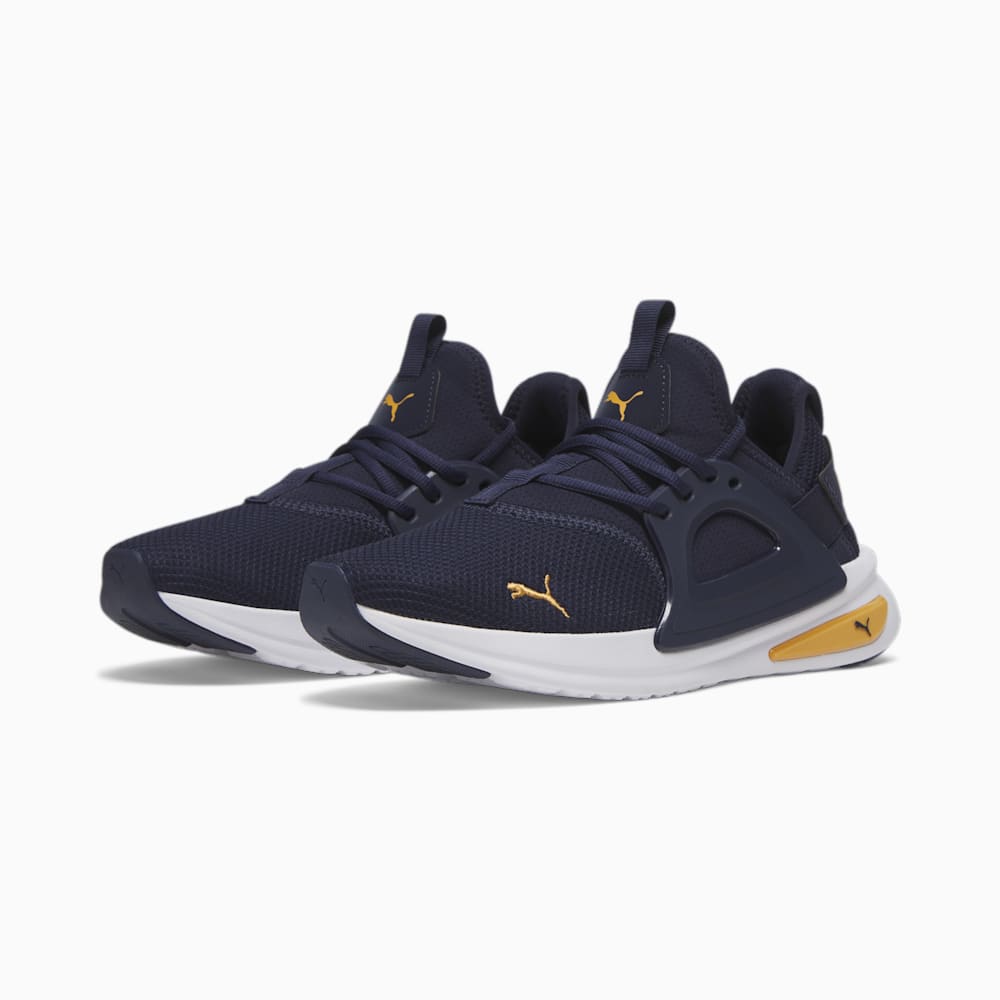 Puma Enzo Evo Better Remix Wide Running Sneakers - Navy-Ginger Tea