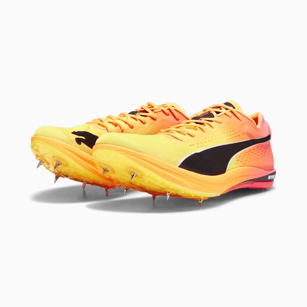 Puma evoSPEED Long Distance NITRO™ Elite+ Track Spikes - Sun Stream-Sunset Glow-Black