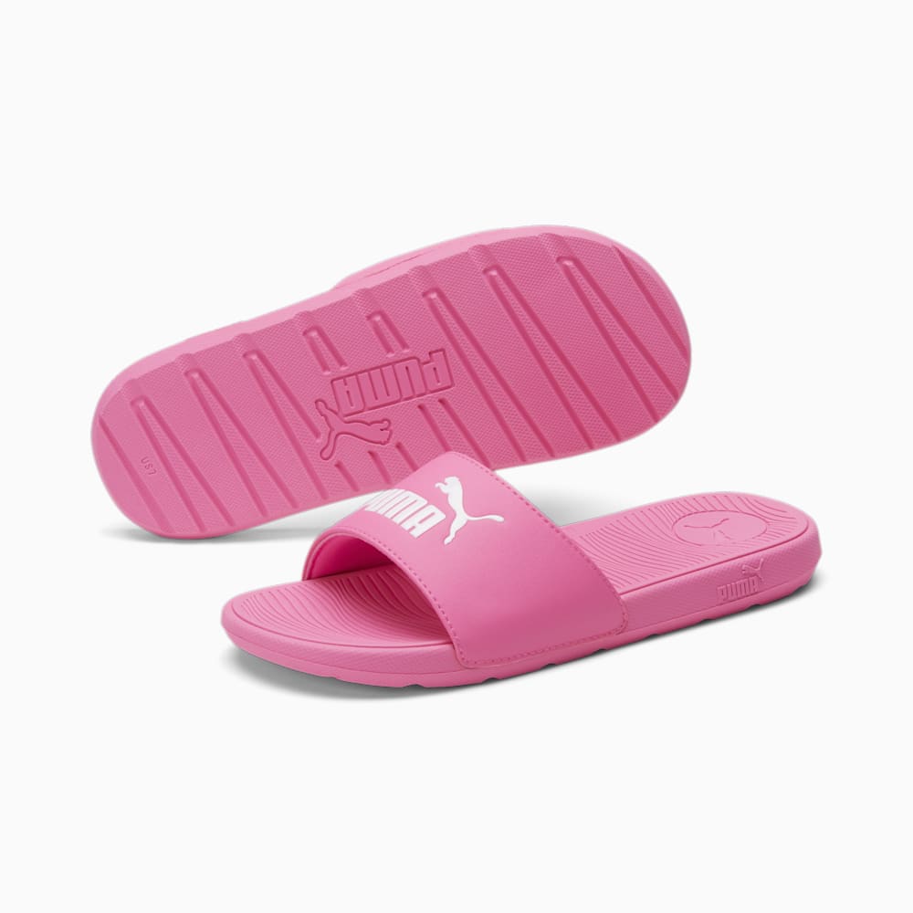 Puma Cool Cat 2.0 Slides - KNOCKOUT PINK-White